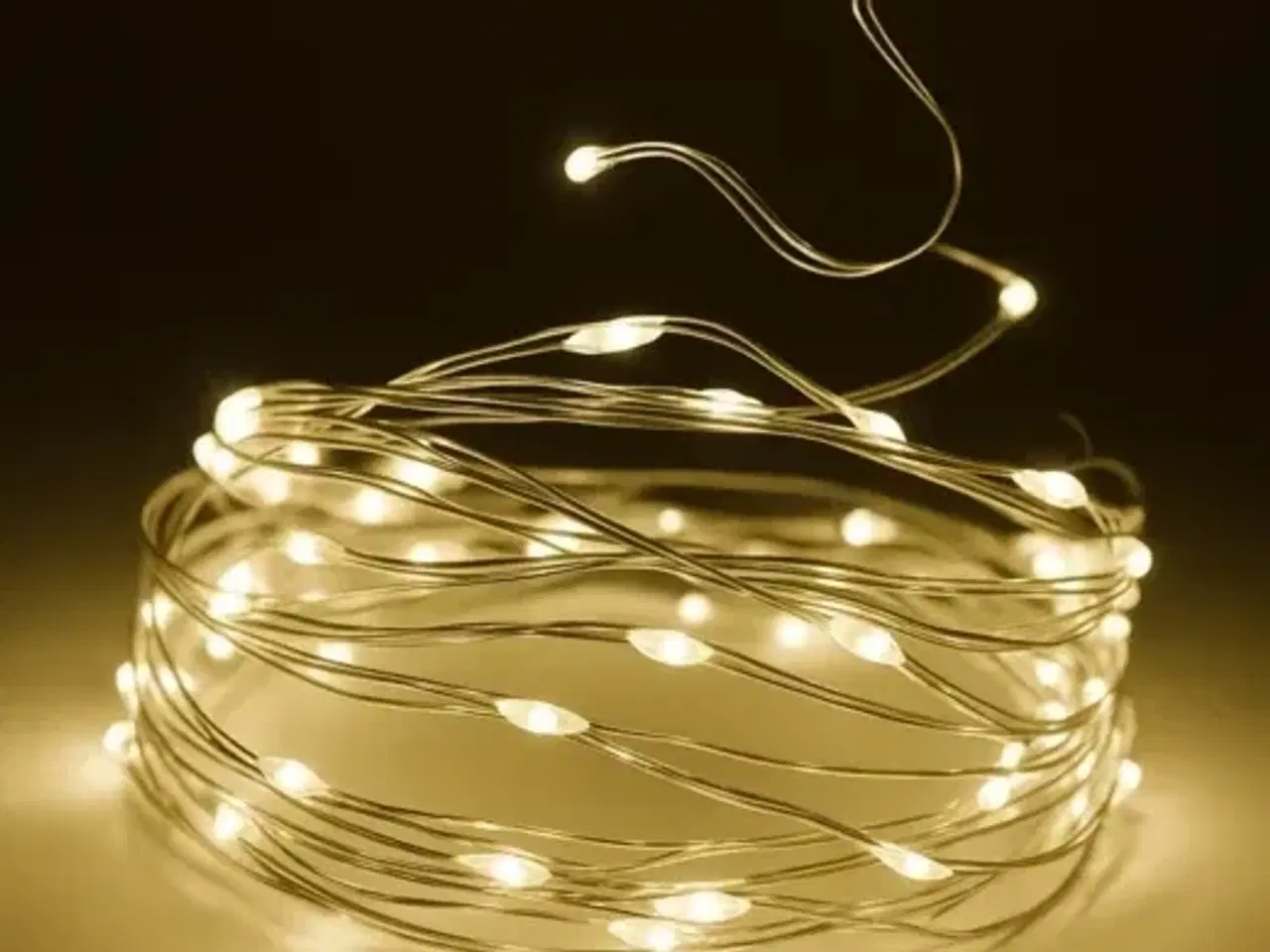 Billede 1 - 3 stk. lyskæde 80 led hvid 790 cm(ubrugt)