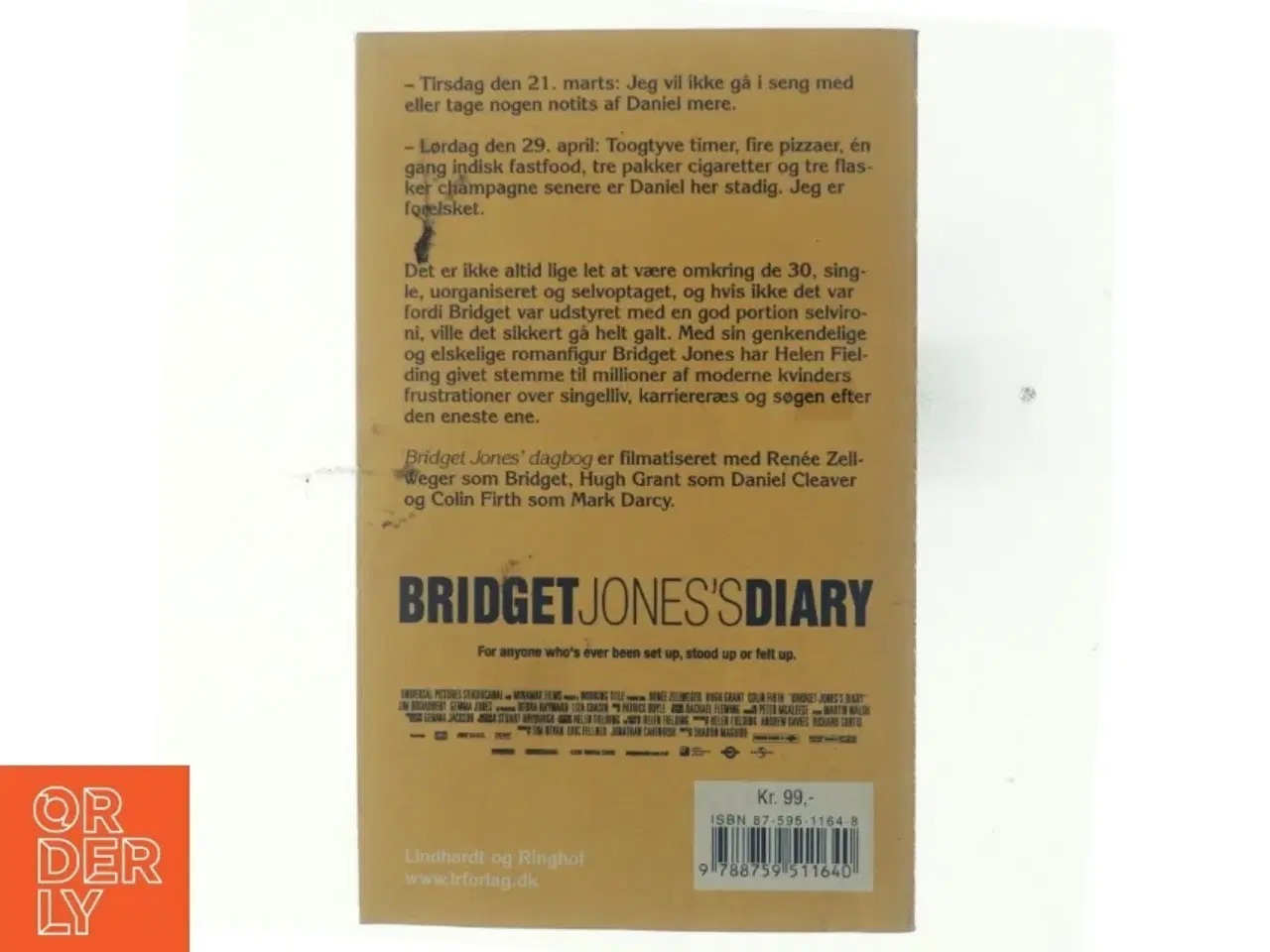 Billede 3 - Bridget Jones&#39; dagbog af Helen Fielding, Helen Fielding (Bog)