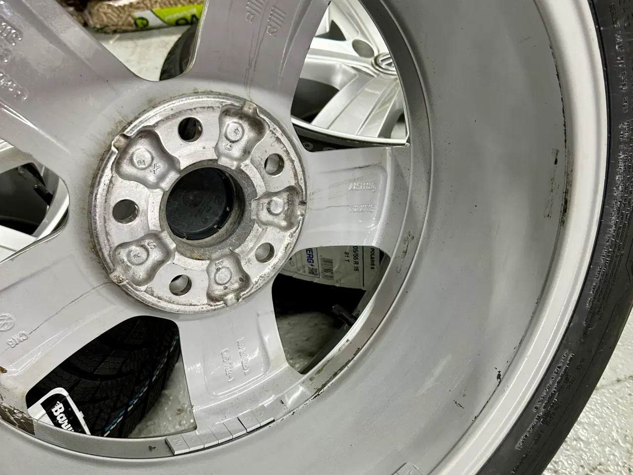 Billede 6 - Vw orginale alufælge 16”med nyt vinterdæk 