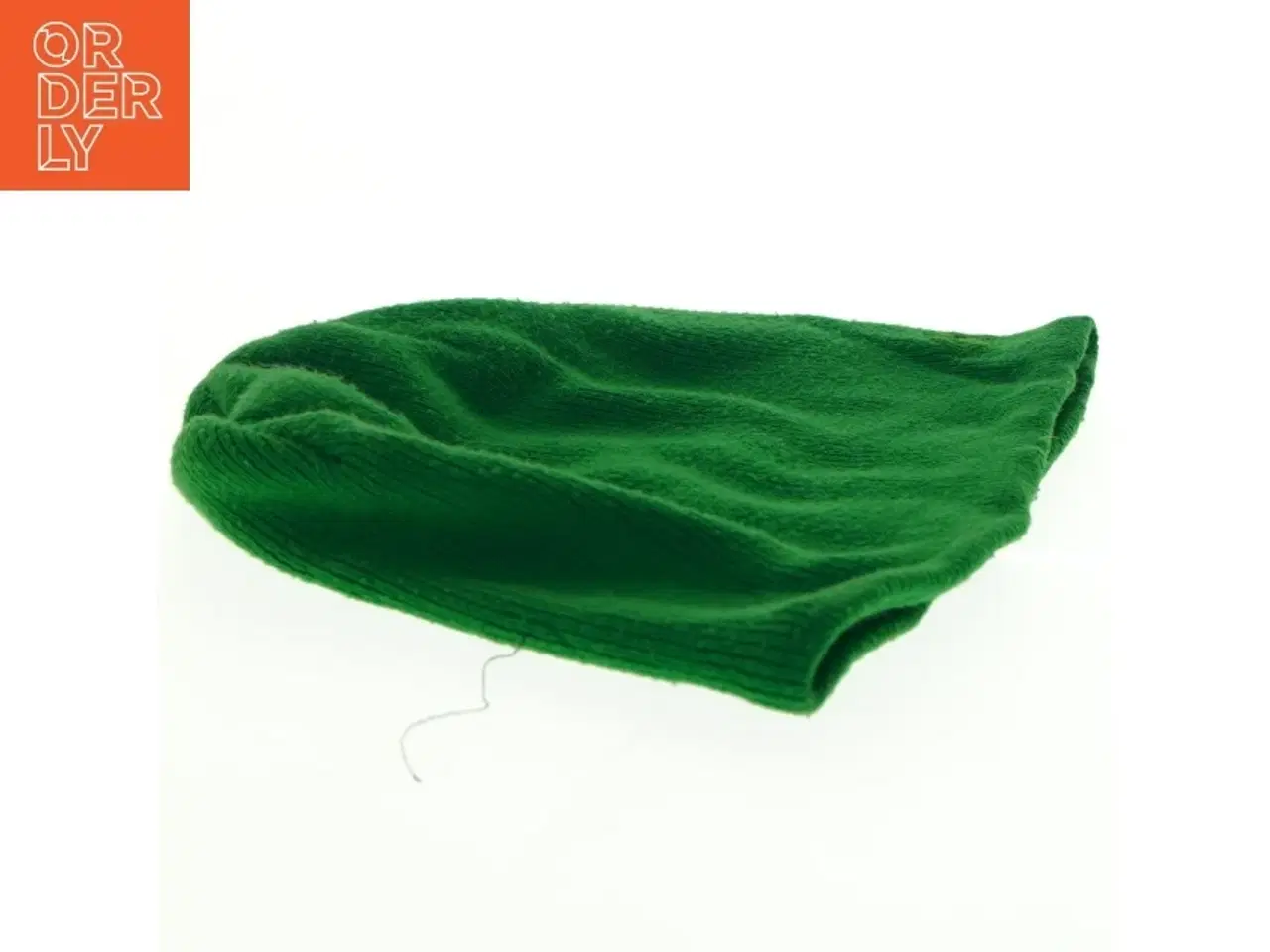 Billede 2 - Grøn strikhue (str. 24 x 20 cm)