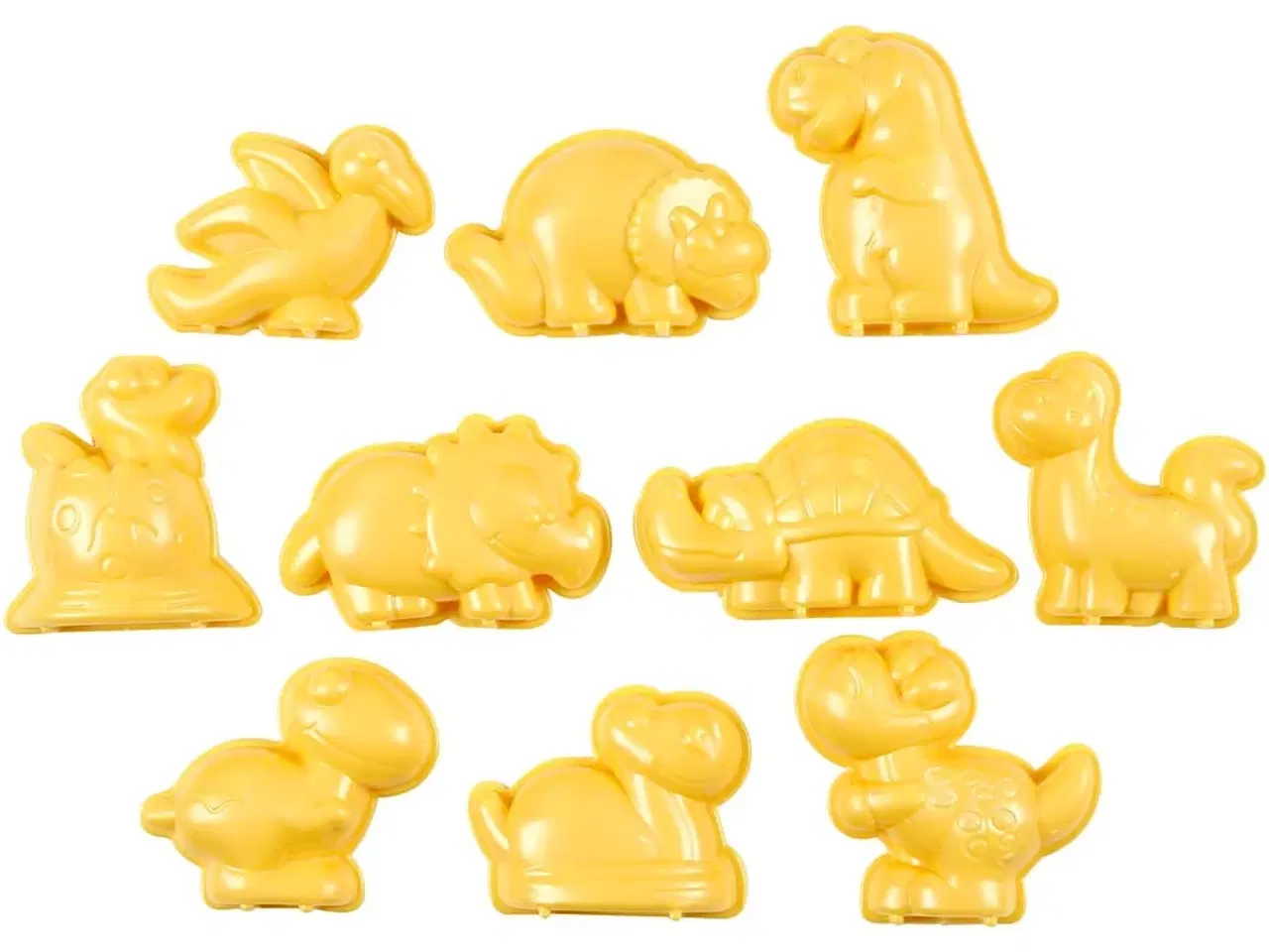 Billede 1 - Sandforme, dinosaurus, str. 4,5-6 cm, 10stk./ 1 pk.
