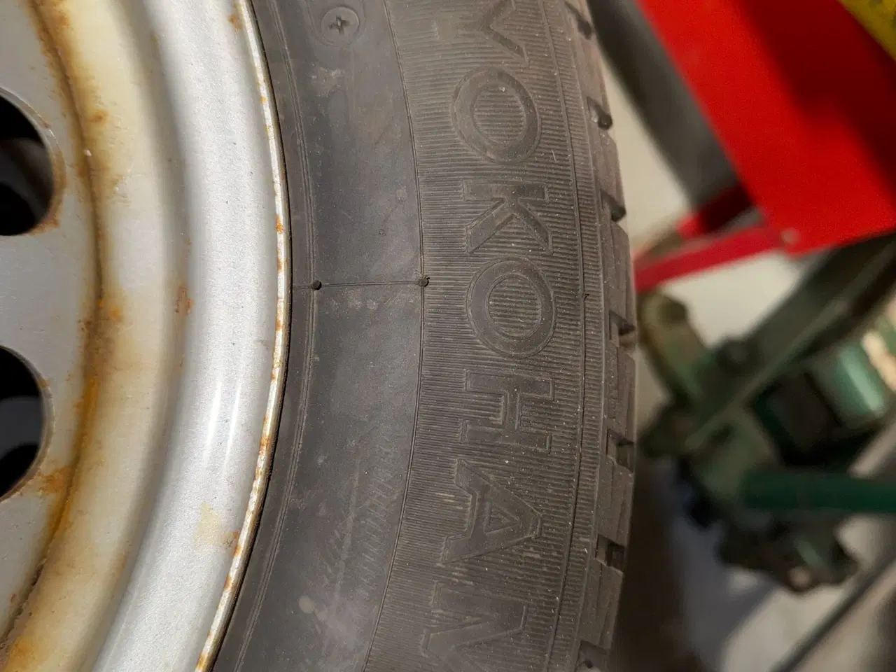 Billede 6 - Komplet vinterhjul på stålfælge