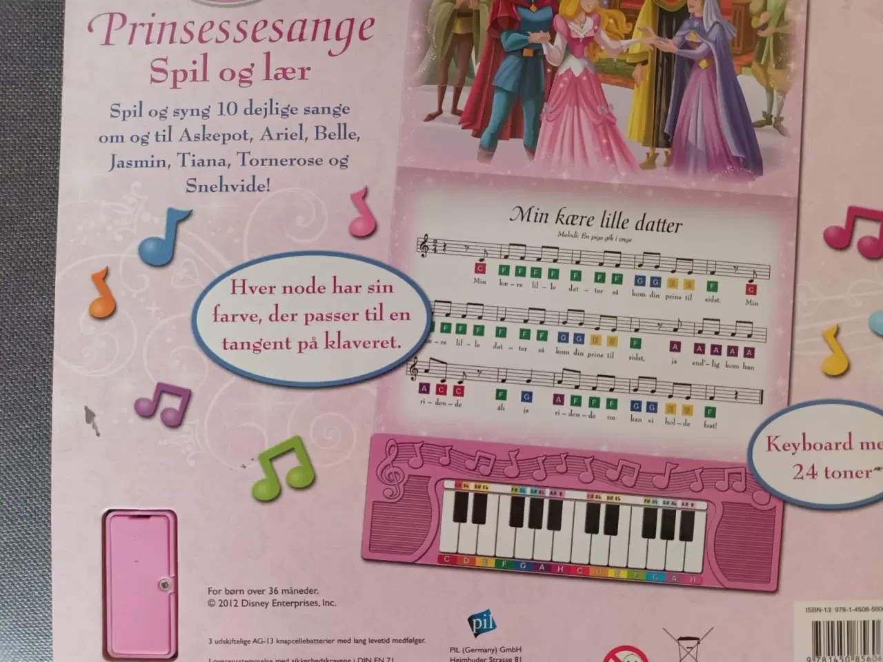 Billede 9 - Prinsessesange spil og lær bog