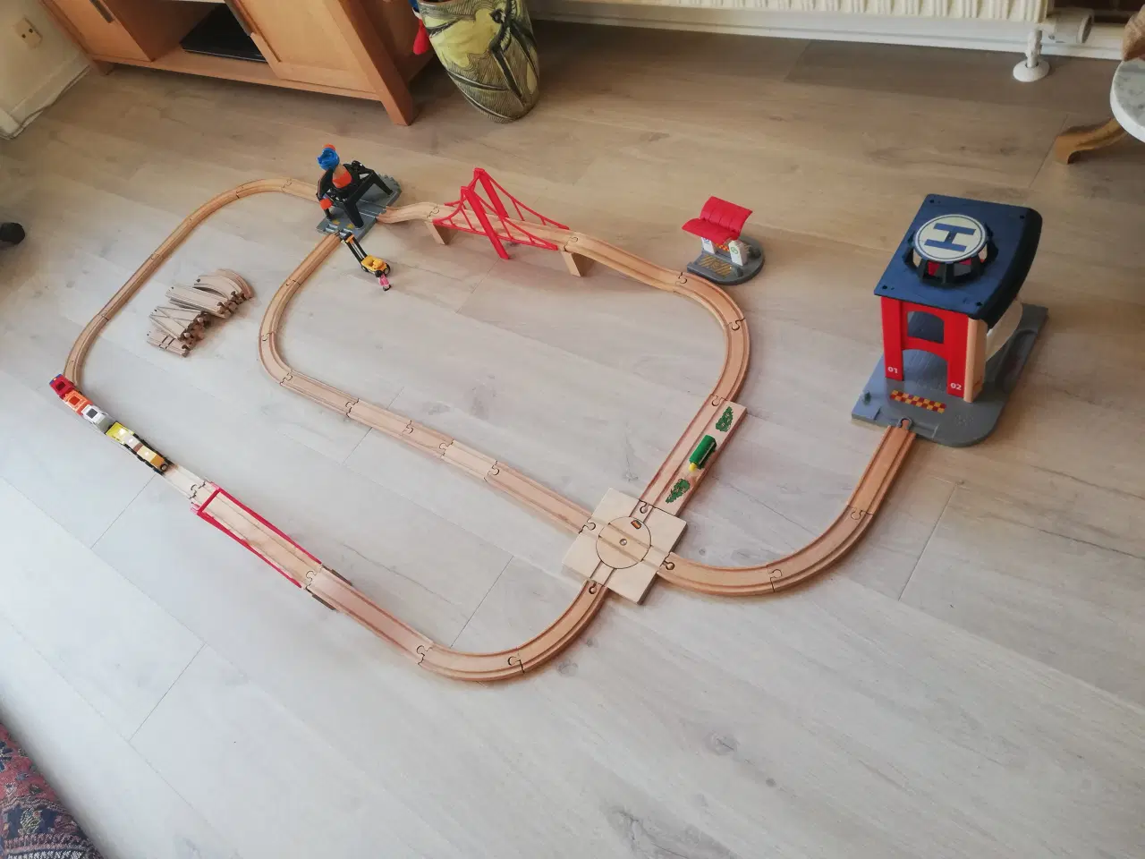 Billede 4 - Brio togbane, broer, kran mm.