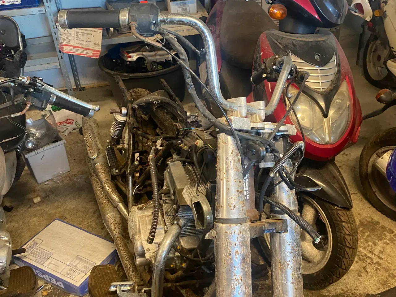 Billede 9 -  5 stk Kina motor cykler 