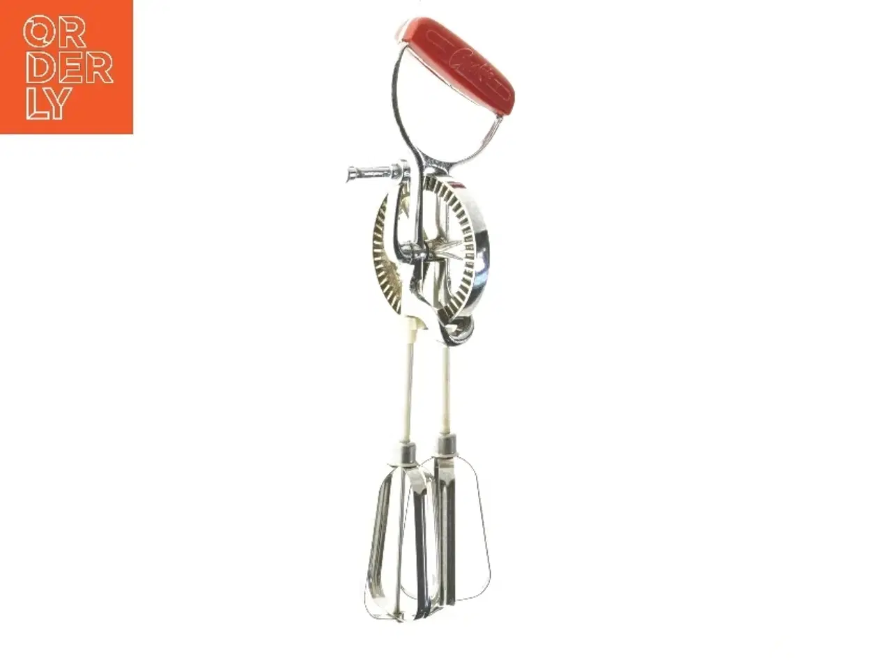 Billede 2 - Manuel håndmixer med rød håndtag fra Cookie (str. 31,5 cm)