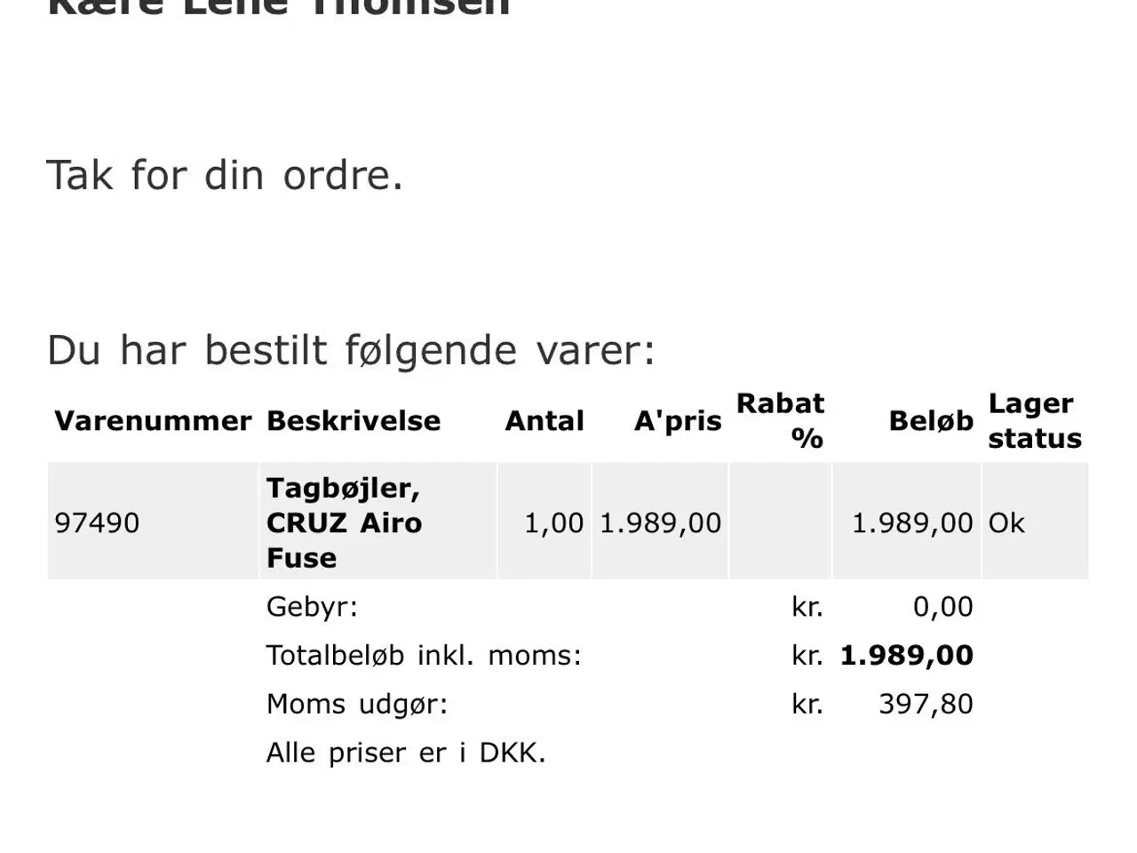 Billede 2 - Peugeot 5008 tagbøjler 