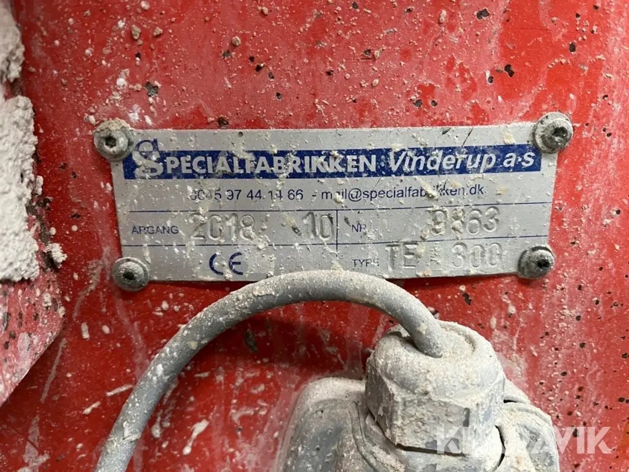 Billede 6 - Tvangsblander Specialfabrikken Vinderup TE300