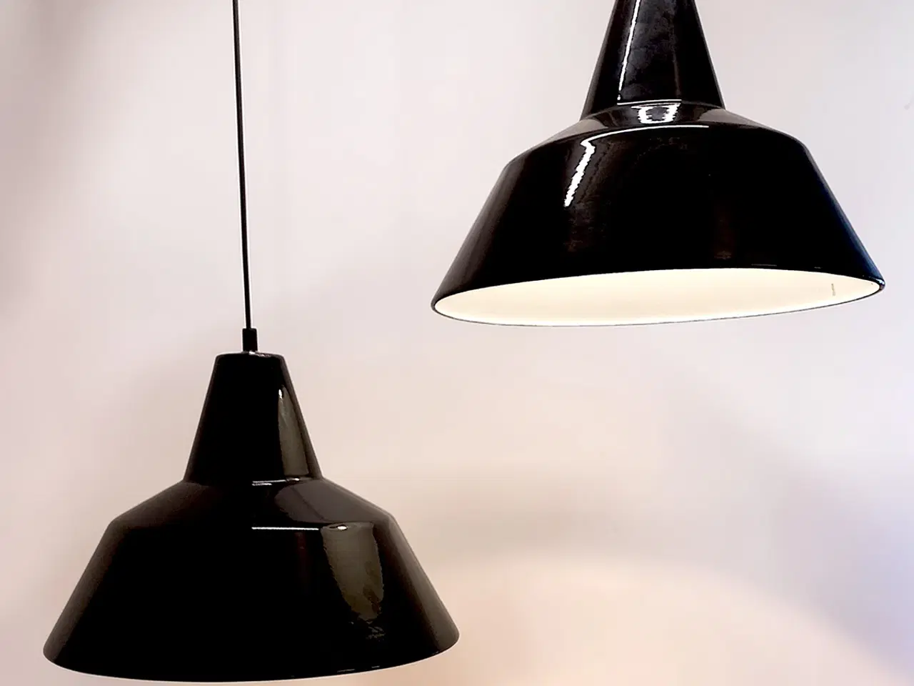 Billede 1 - Louis Poulsen pendel Ø45 sort emalje sæt