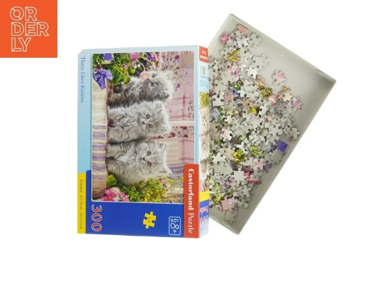 Billede 5 - 300-brikke puslespil med kattemotiv fra Er Ukendt Stop 80 (str. 40 x 29 cm)