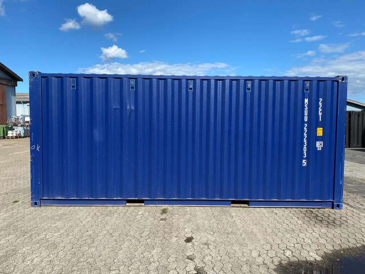 Billede 18 - 20 fods container i Hvid, Grøn, Grå, Blå