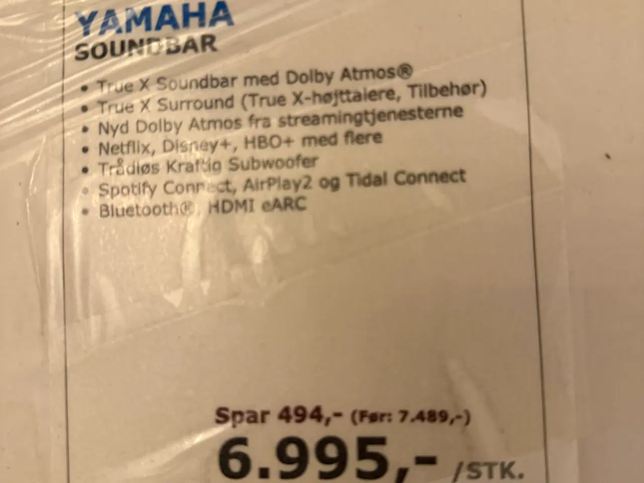 Billede 1 - Yamaha Soundbar og subwoofer