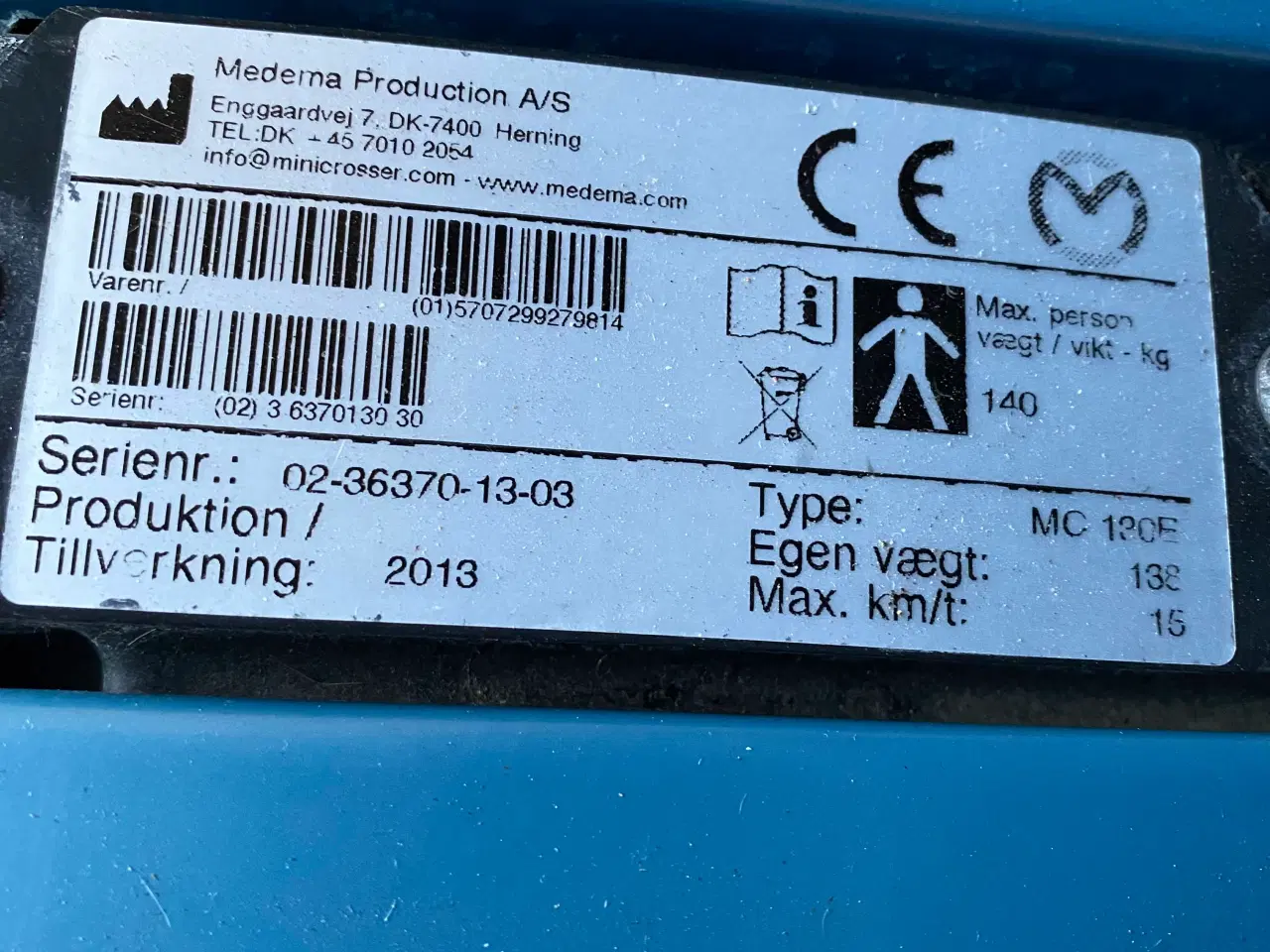 Billede 3 - Elscooter trehjulet dansk produceret fra Medena