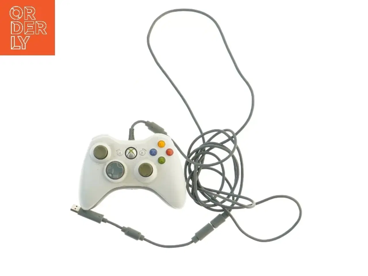 Billede 1 - Xbox 360 controller med kabel (str. 15,5 cm)