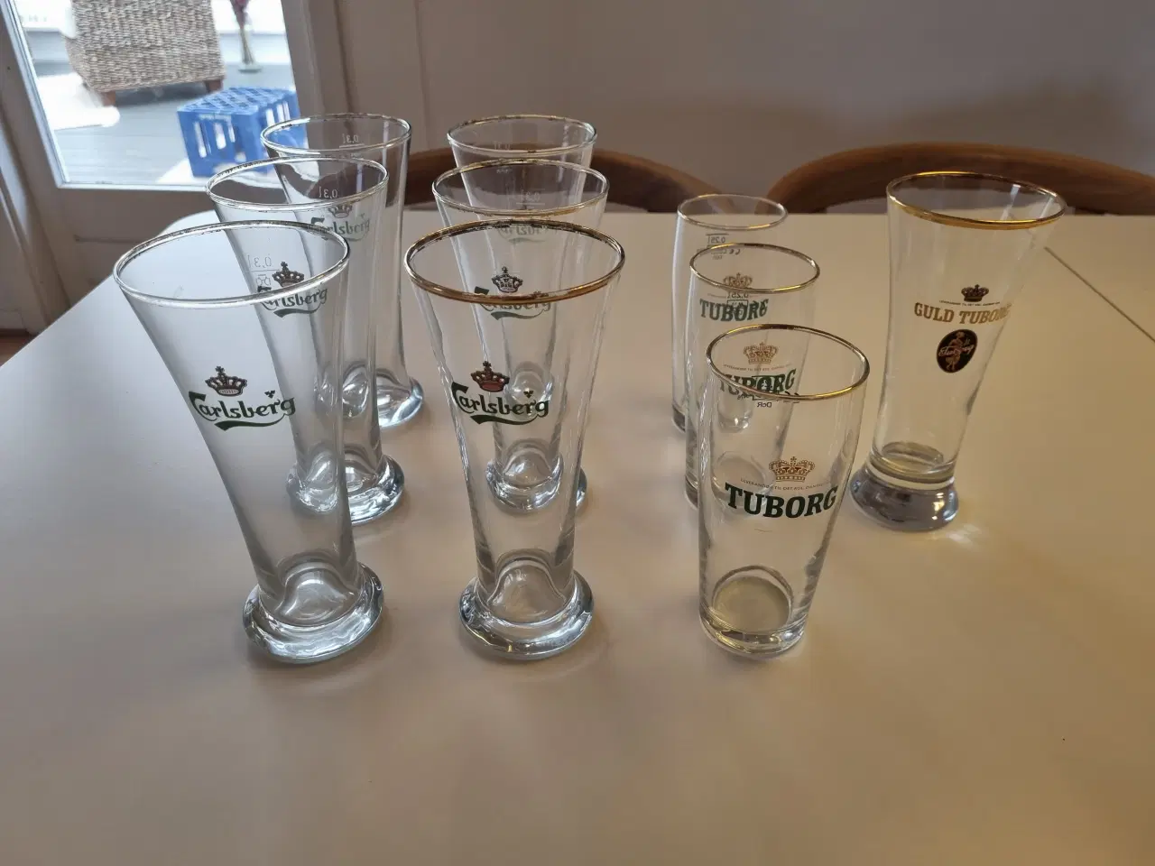 Billede 1 - 10 diverse ølglas