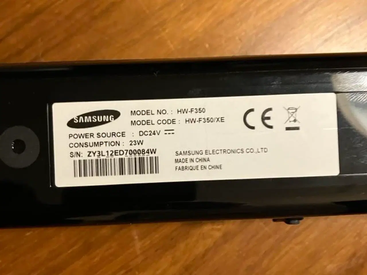 Billede 2 - Samsung Sound Bar with Bass HW-F350
