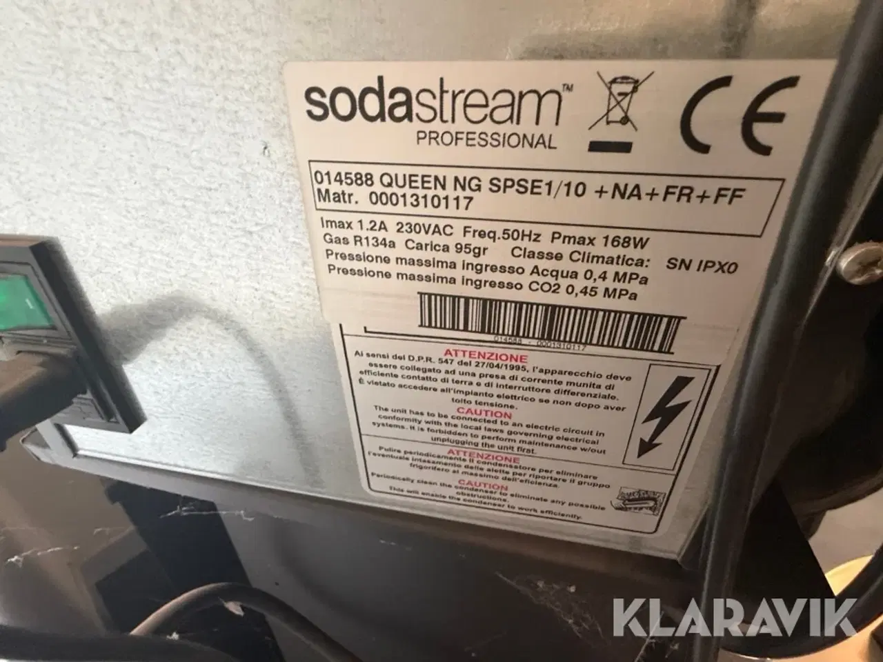 Billede 8 - Vanddispenser Sodastream Professional Queen NG SPSE1/10