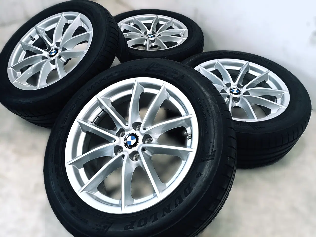 Billede 2 - 5x112 17" ET27 nav 66,6ø BMW sommersæt inkl.TPMS