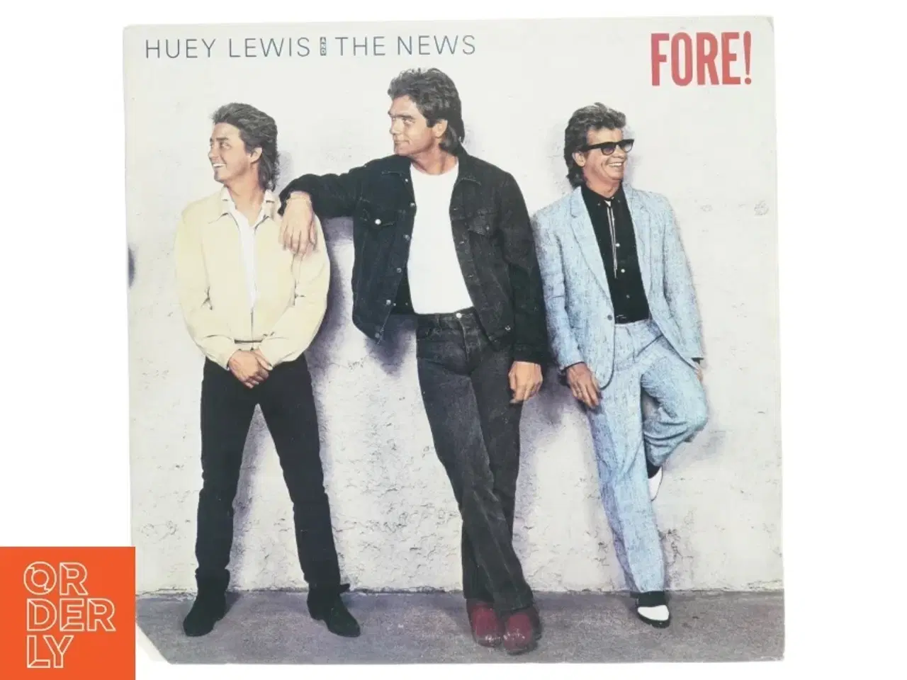 Billede 1 - Huey Lewis and The News - 'Fore!' vinylplade fra Chrysalis Records (str. 31 x 31 cm)