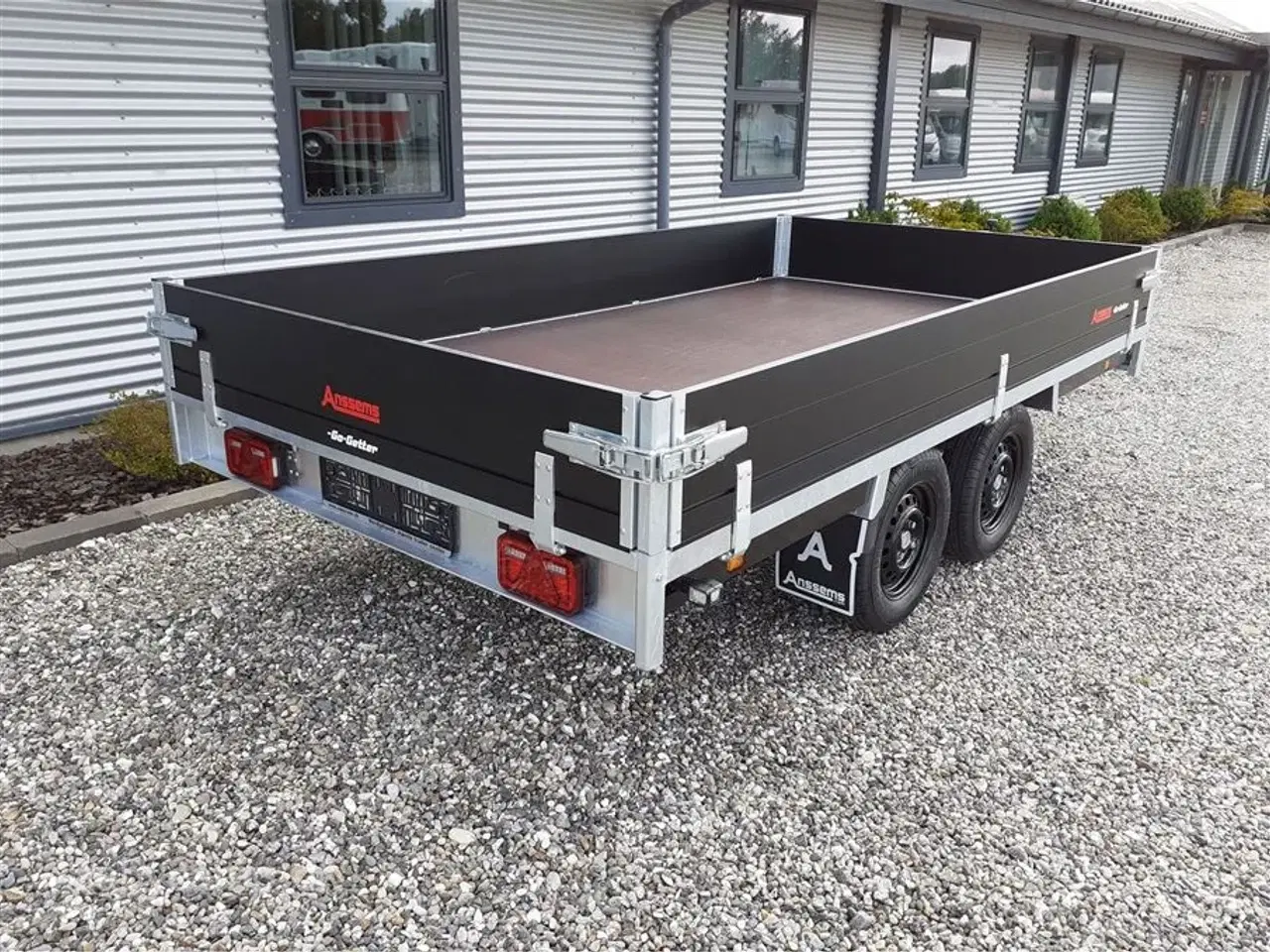 Billede 5 - 0 - Anssems PSX-S 2000-325 GO GETTER   markedets Fedeste trailer med aluminiums sider i matsort.