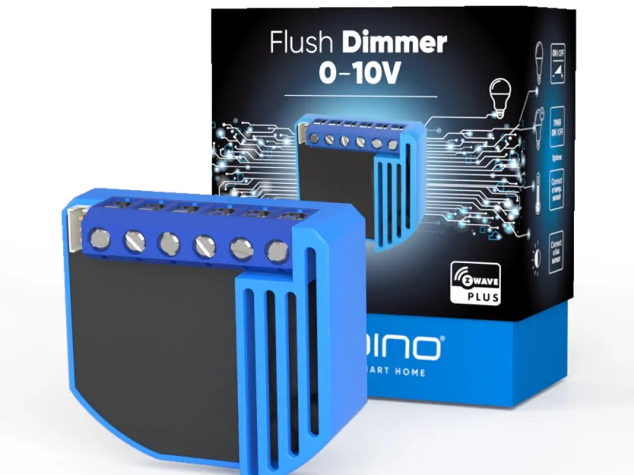 Billede 1 - QUBINO - Z-Wave+ Flush Dimmer 0-10V ZMNHVD1