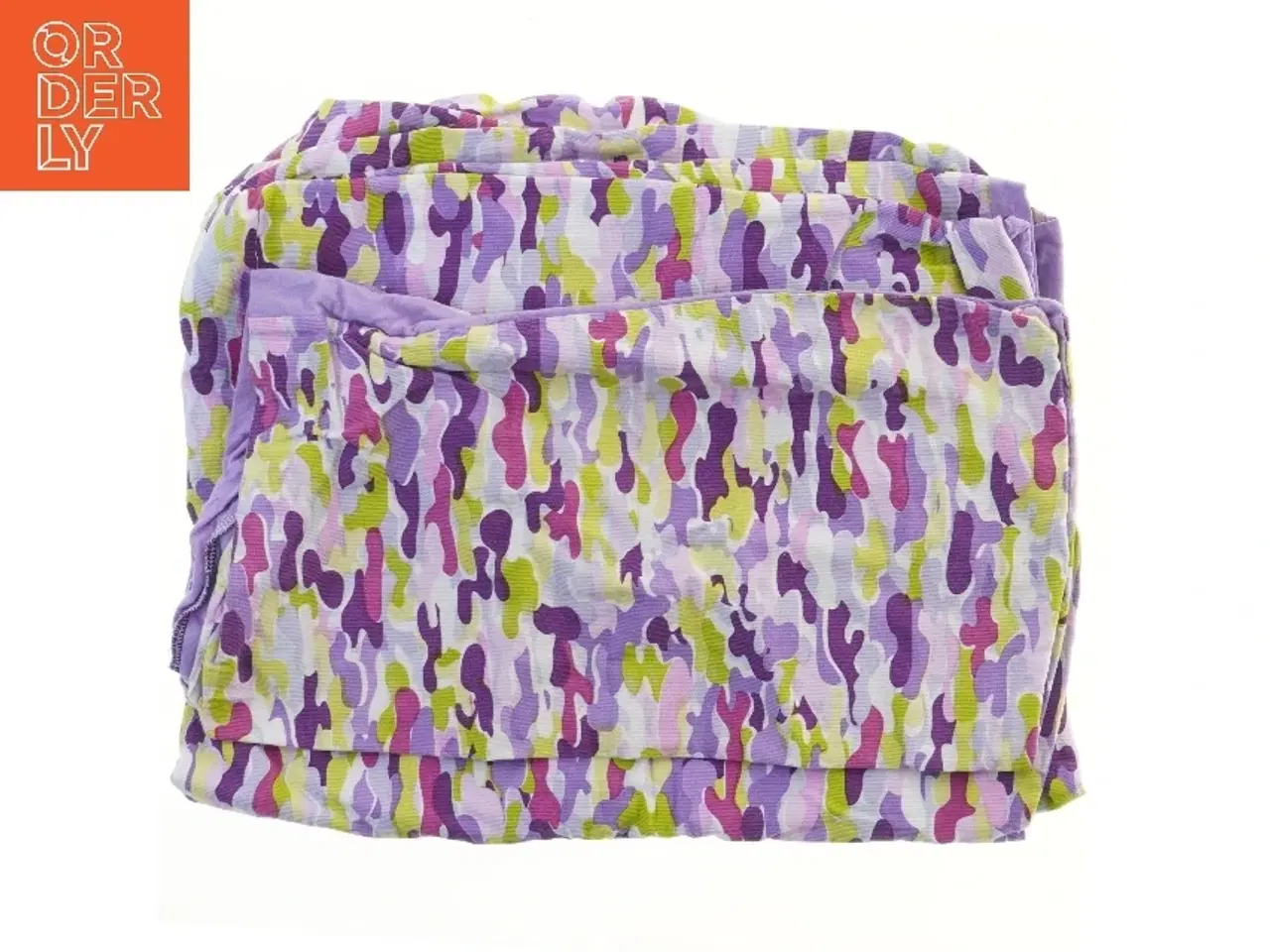 Billede 1 - Sengetøj med lilla mønster (str. 40x45 og 130x90 cm)