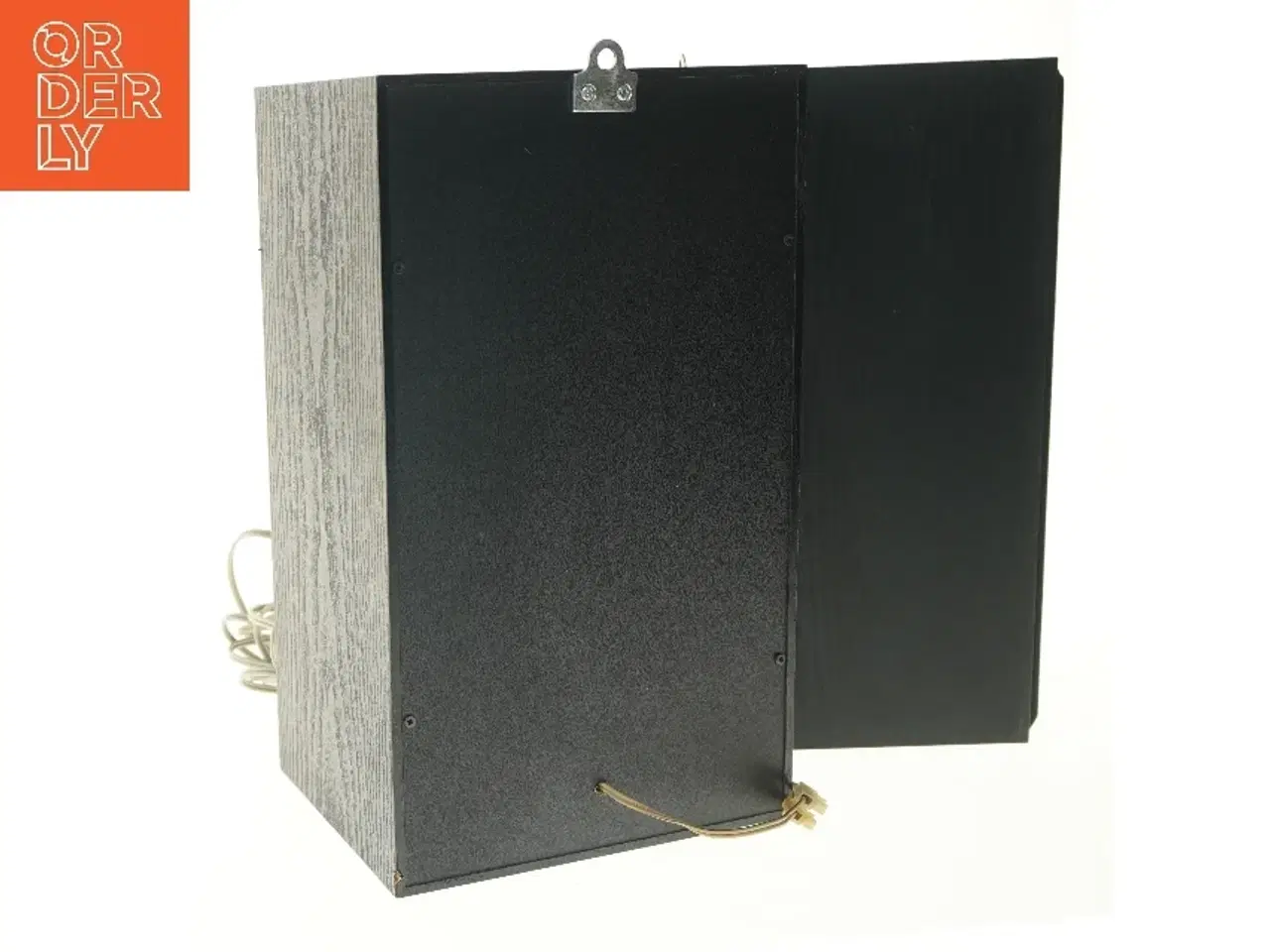 Billede 2 - Sorte højtalere med kabler (str. 38x22x18 cm)