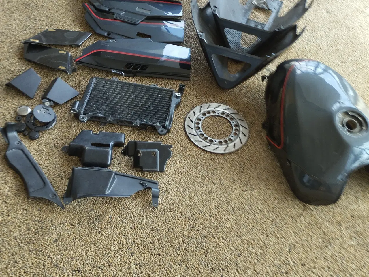 Billede 8 - Stel for og bag til Kawasaki GPX 750R    ( se % ) 