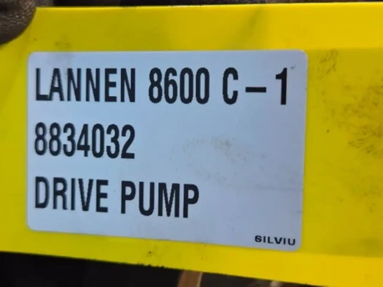 Billede 10 - Lannen 8600C Pumpe 8834032