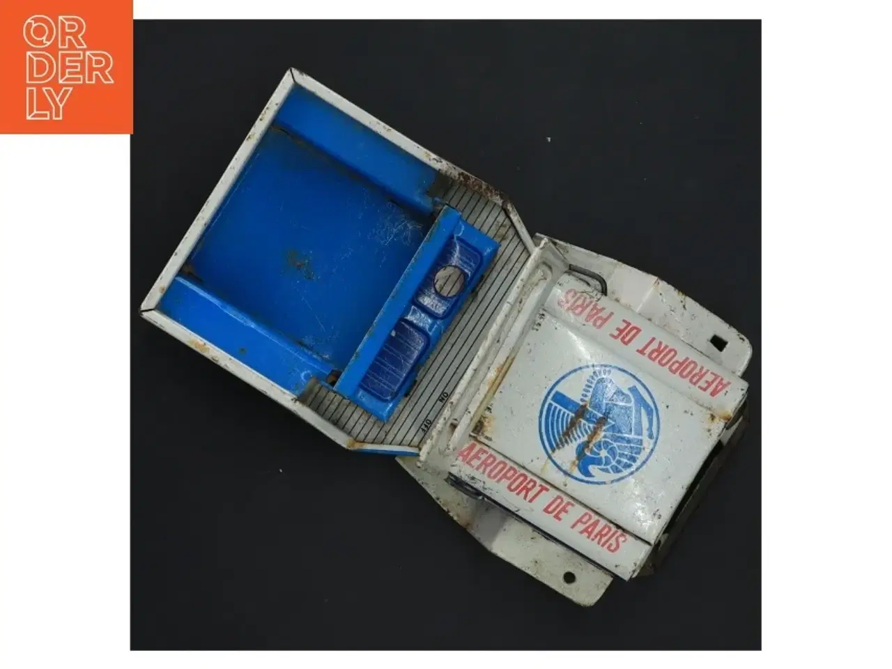 Billede 5 - Vintage legetøjsbil i blik Air France (str. 20x10x8 cm)