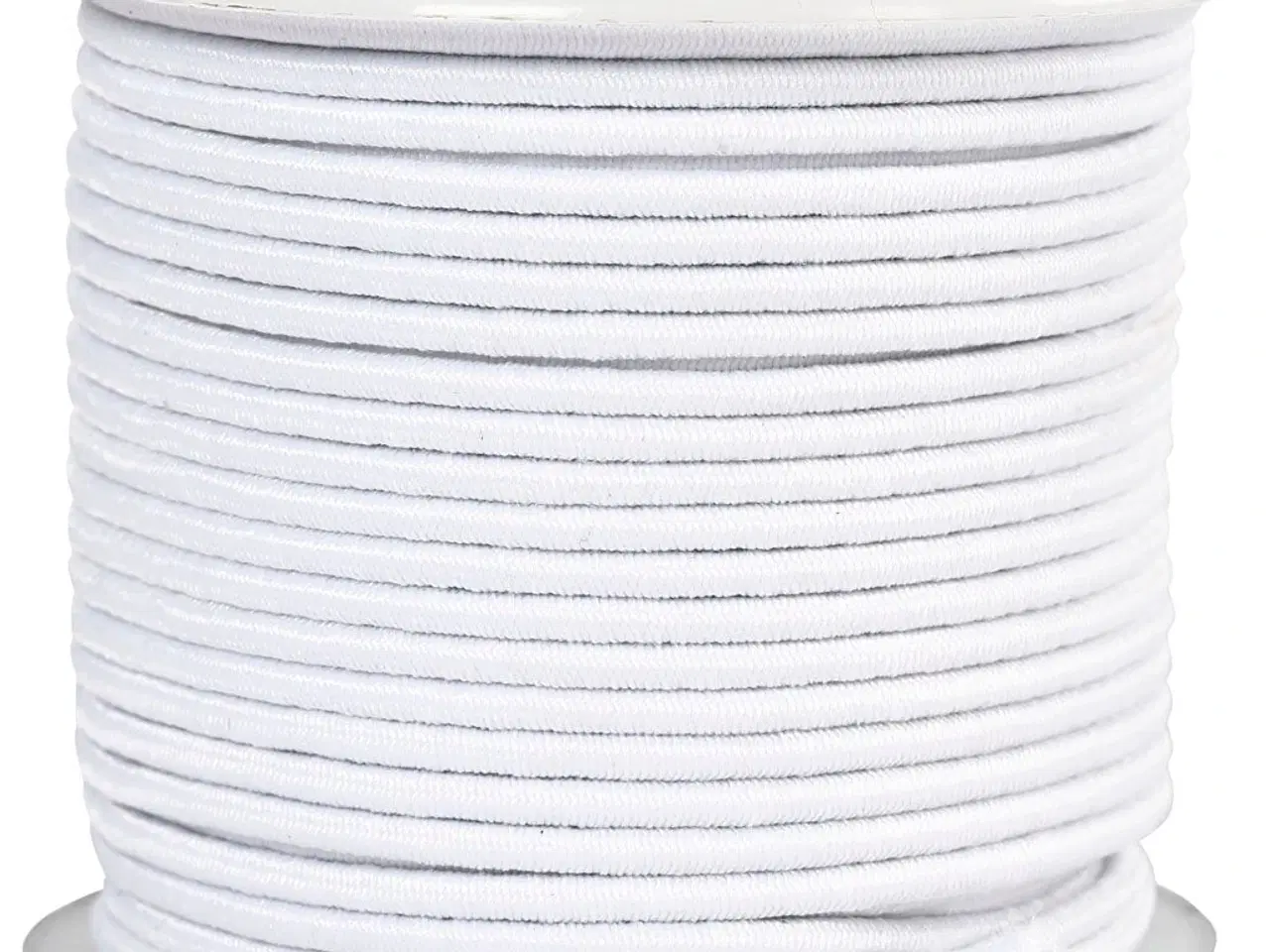 Billede 1 - Hvid Elastiksnor 2 mm - 25 m til Smykker & Syprojekter