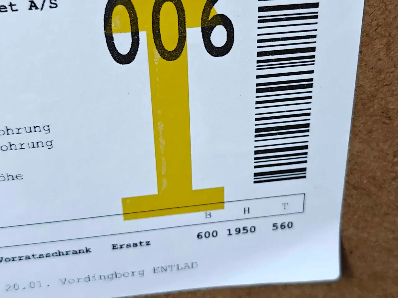 Billede 11 - Korpus til skabe