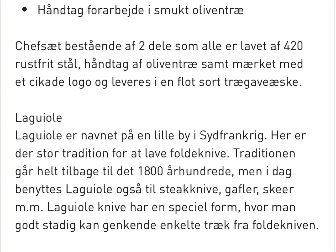 Billede 11 - Laguiole by Haws fjerkræssæt 