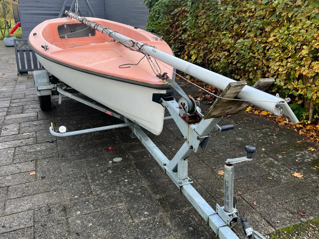 Billede 3 - Sejljolle + bådtrailer