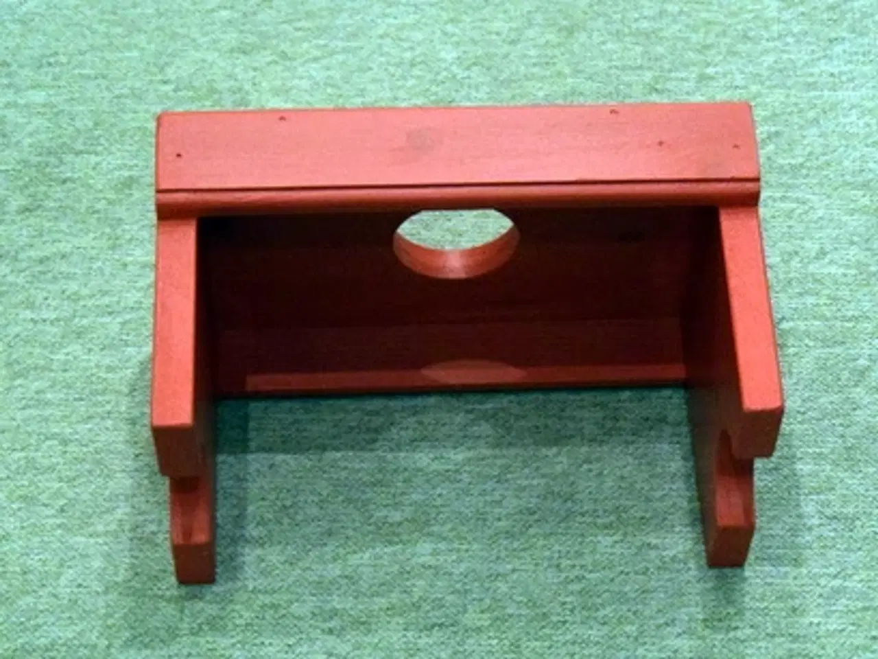 Billede 2 - Træ Skammel, Rød eller Blå