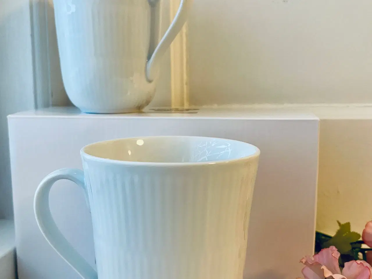 Billede 2 - Nyt og ubrugt: Yndigt sæt tidløs RC riflet krus (2