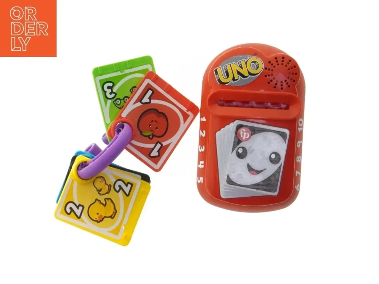 Billede 1 - Elektronisk UNO kortspilslegetøj til børn fra Fisher-Price (str. 16x10 cm)