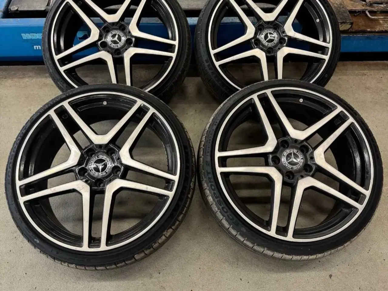 Billede 2 - Fede Mercedes 5x112  19 tommer på NYE DÆK