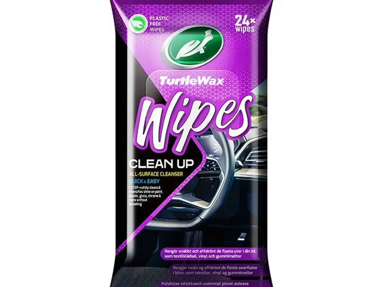 Billede 1 - Turtle Wipes Clean Up Flatpack 24 servietter.