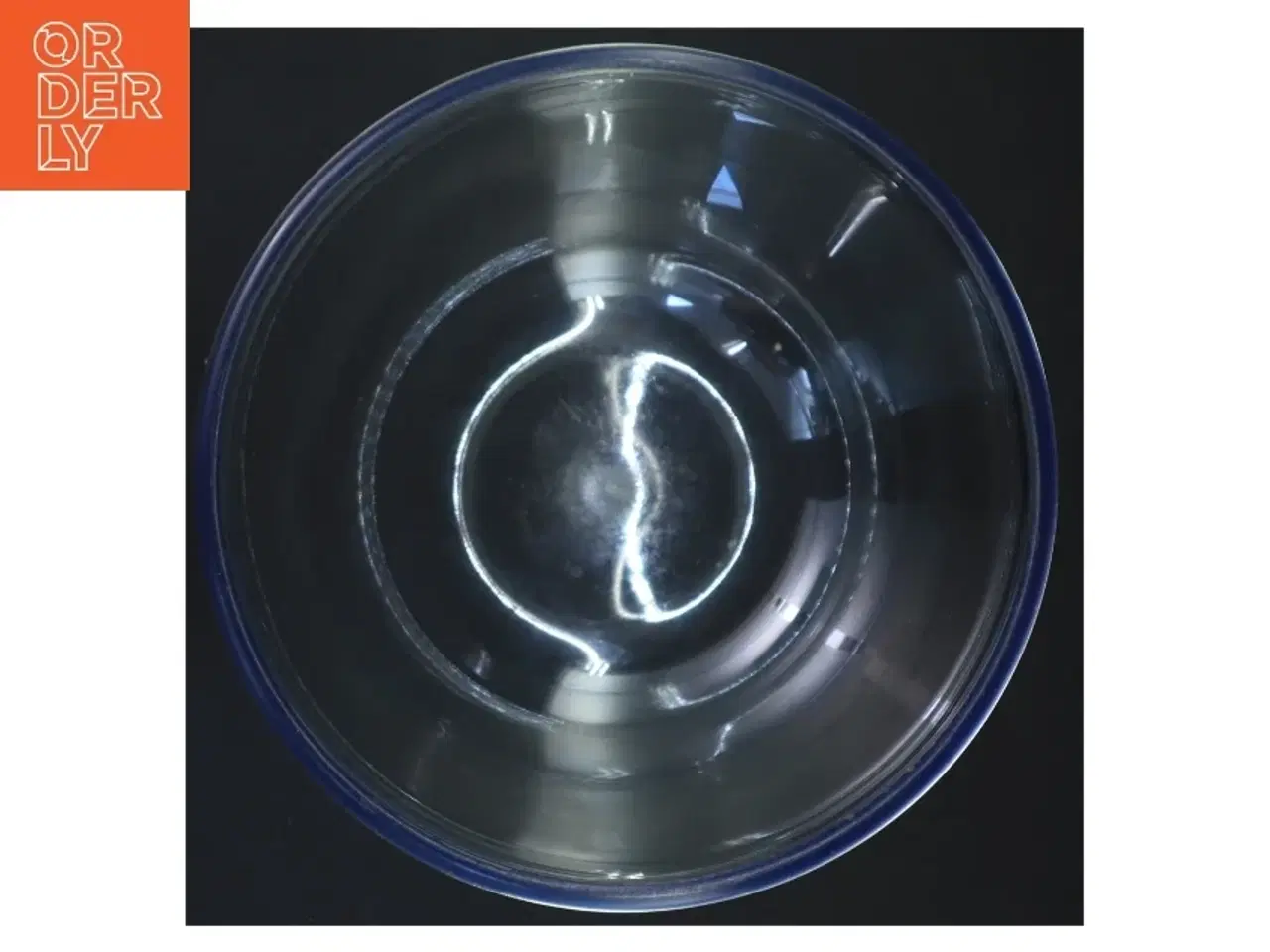 Billede 3 - Rund glasskål (str. Ø 21x11 cm)