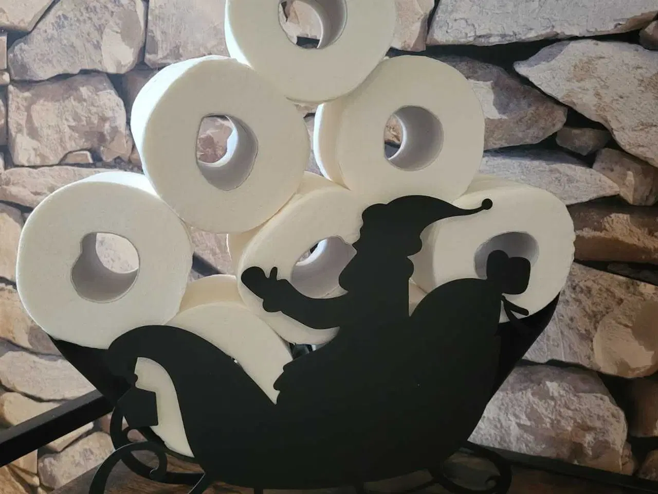 Billede 1 - Lad julemanden holde styr på dit toiletpapir 