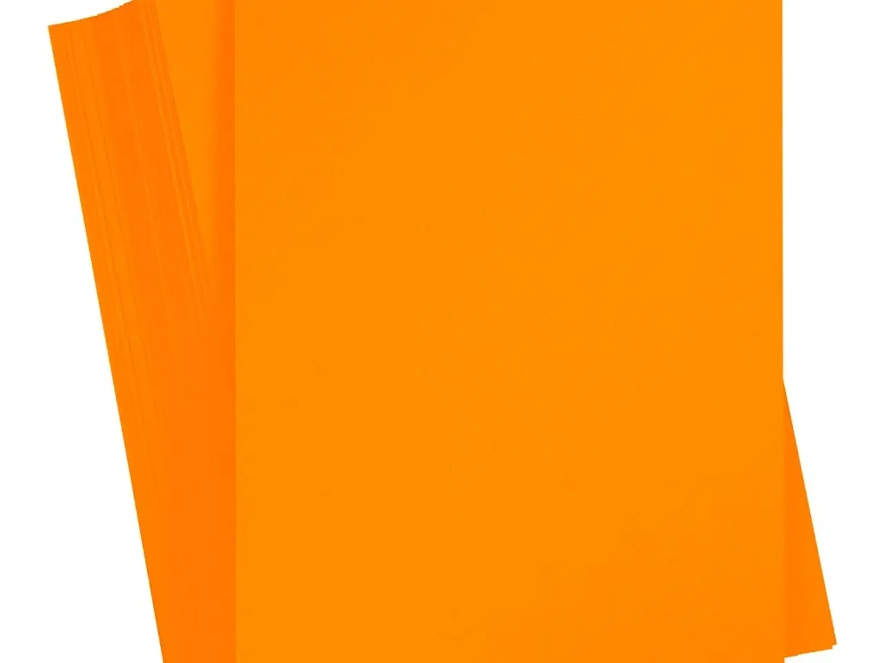 Billede 1 - A5 Karton 180 g - Orange, 100 ark
