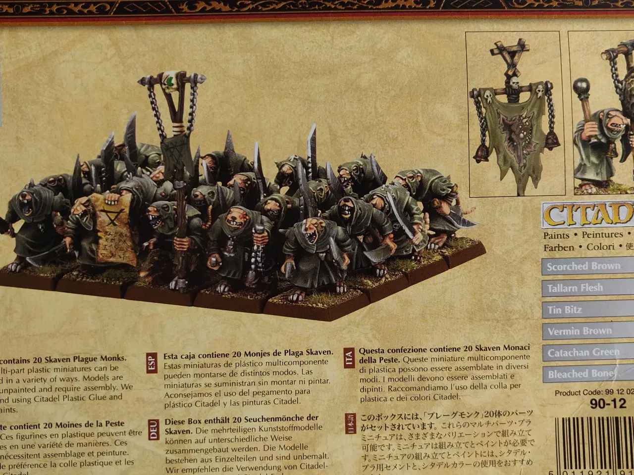 Billede 4 - Vampire Counts Dire Wolves & Skaven plague monks