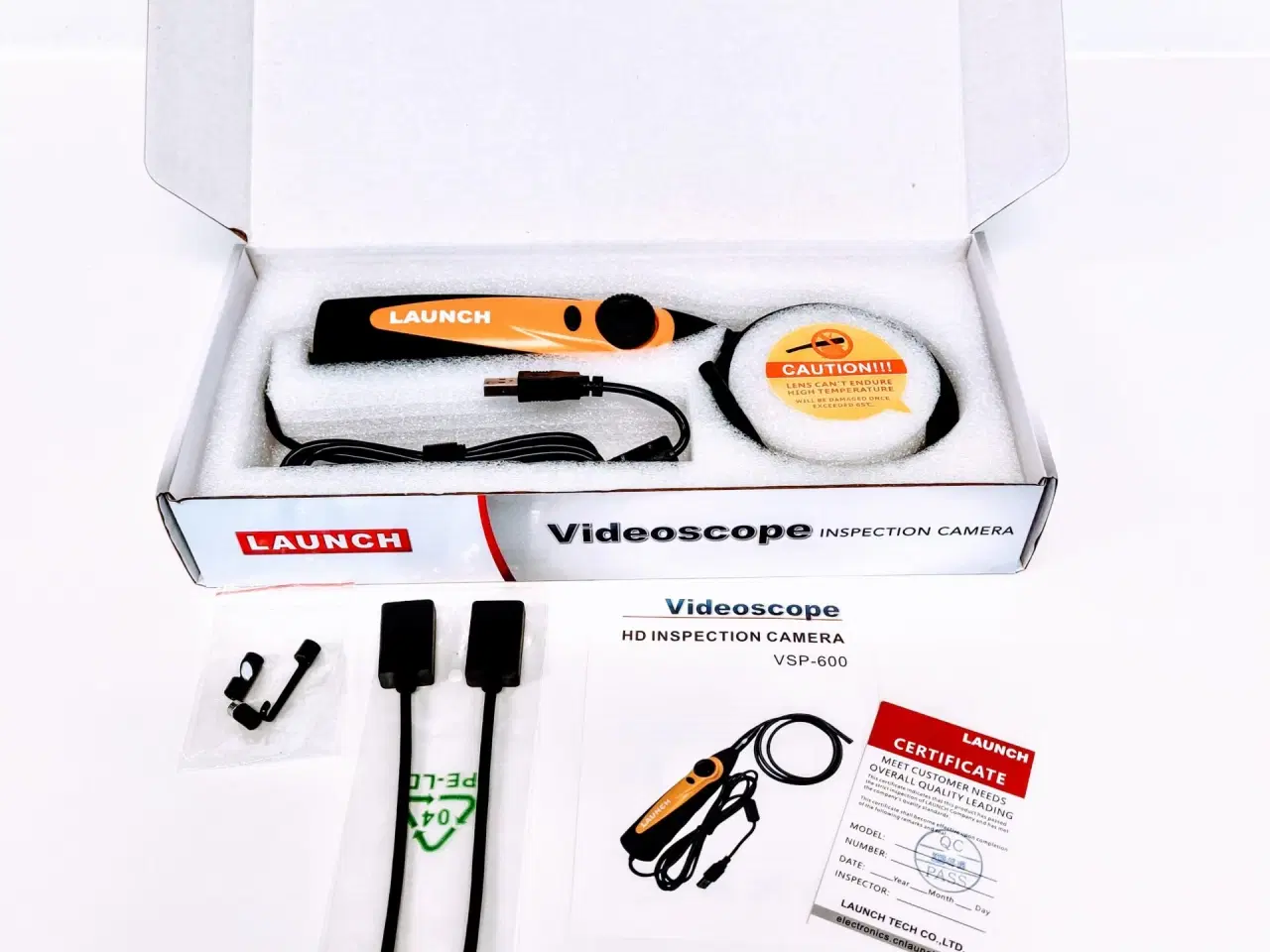 Billede 11 - Praktisk Videoscope / Borescope / Endoscope fra Launch VSP-600  til x431 PRO 3 & 4, EuroTab I & II  CRP-MOT samt PC