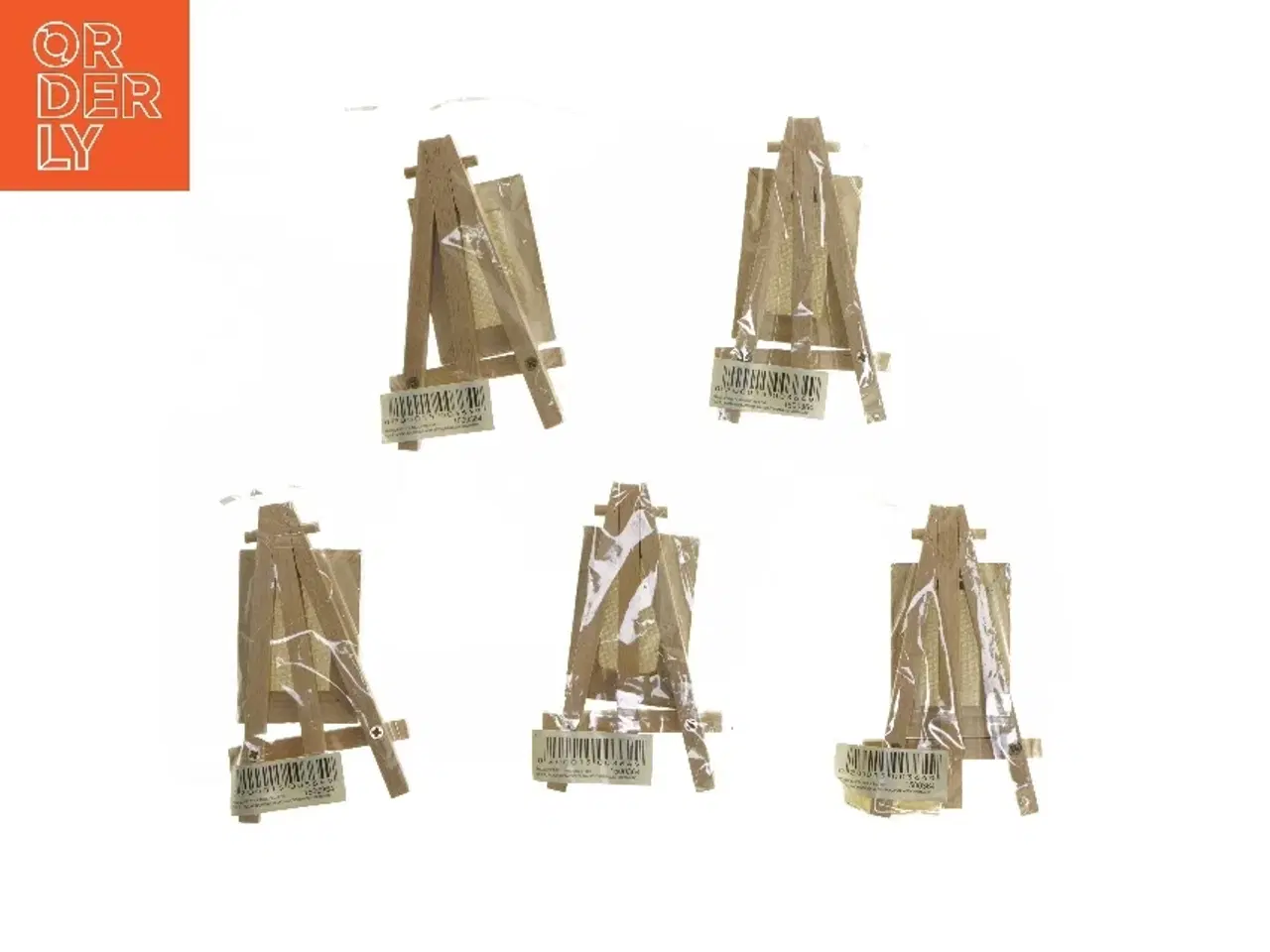 Billede 2 - Mini staffeli/bord med lærred (str. 5 stk 5x7 cm)