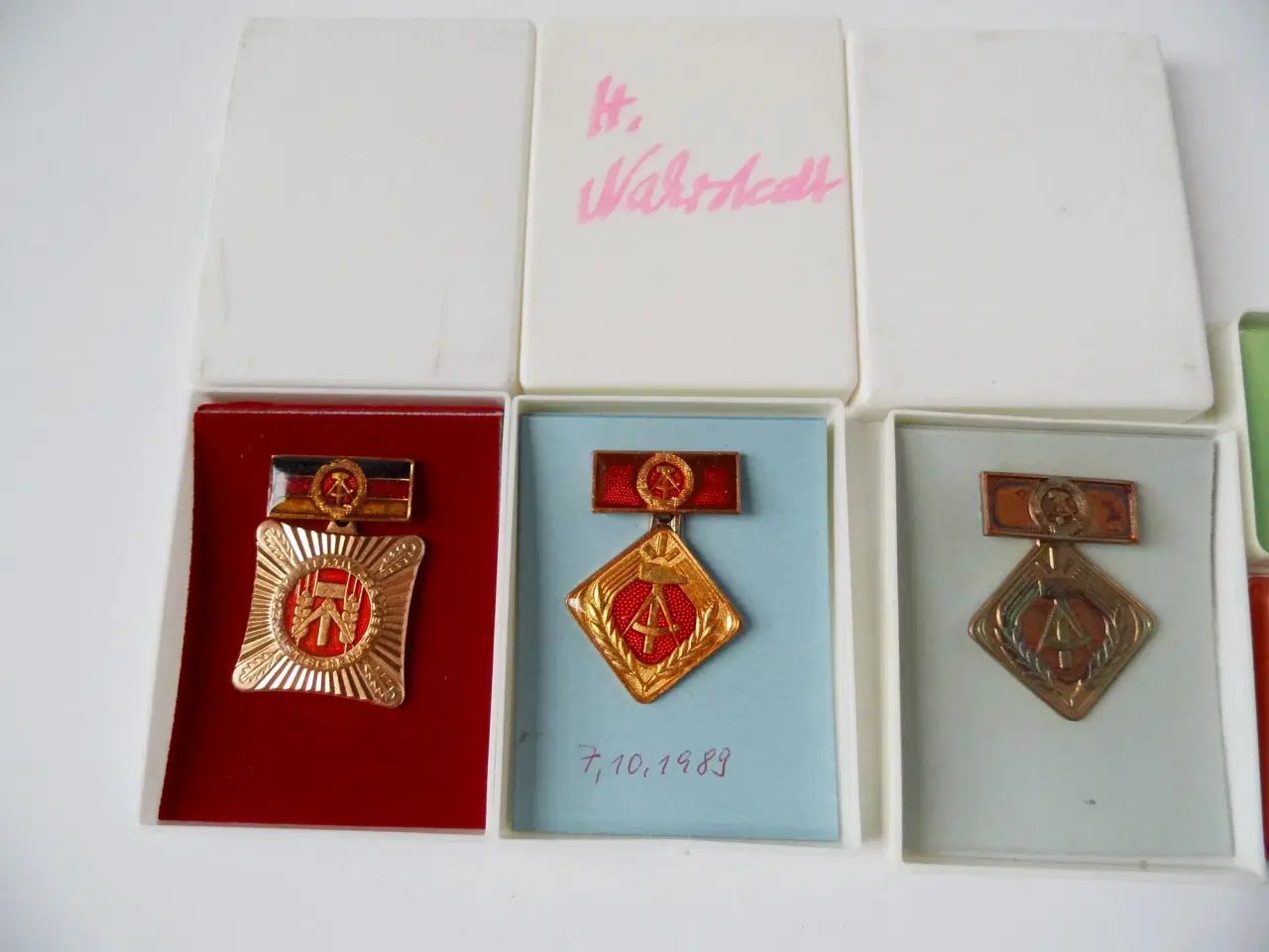 Billede 2 - DDR NVA medaljer - samlet 100,00 kr