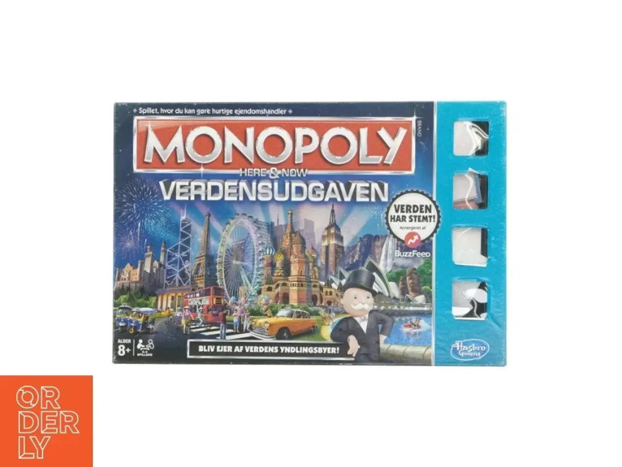 Billede 1 - Monopoly Verdensudgaven brætspil fra Hasbro (str. 40 x 27 x 5 cm)