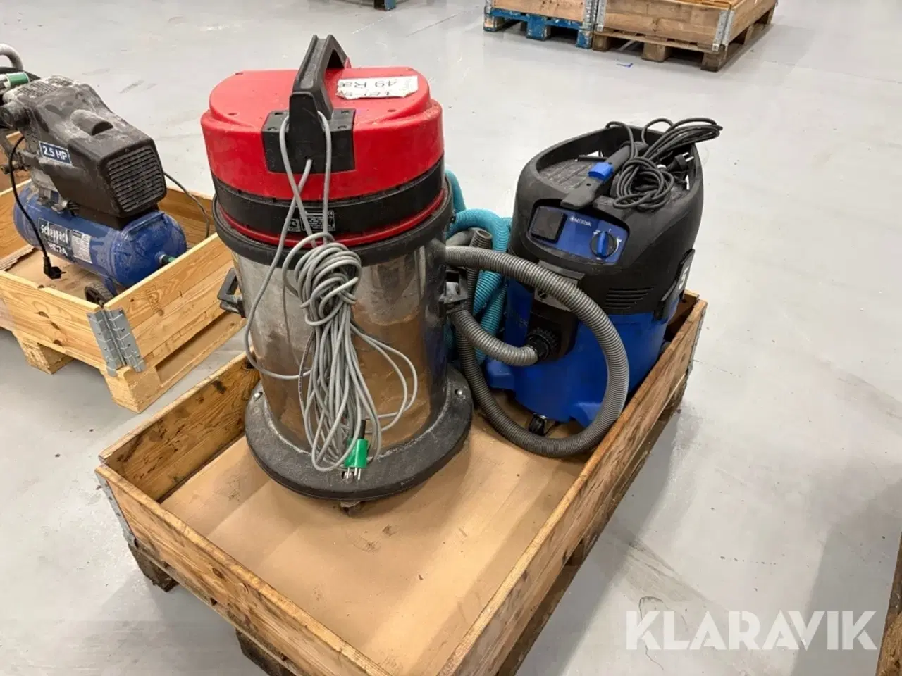 Billede 5 - Industri støvsuger Nilfisk + portotecnica - 2 enheder