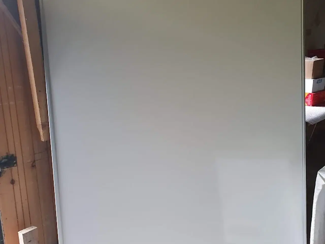 Billede 2 - Stor White board med aluramme 