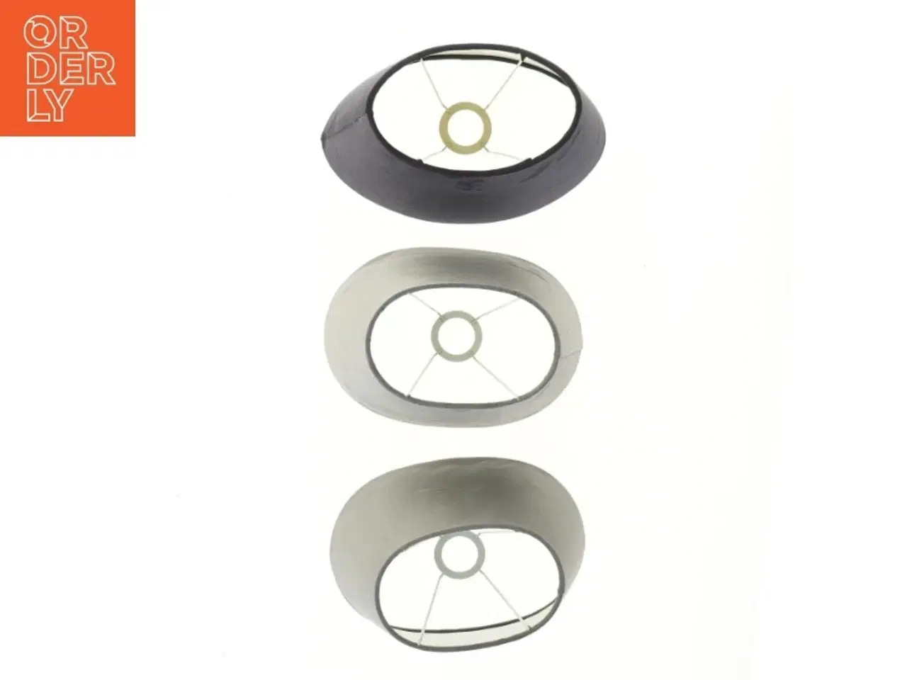 Billede 2 - Lampeskærme af velour, i sæt (str. 33,5x22 og 30,5x20,5 cm)